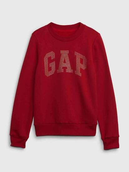 Sweat Gap fille avec logo rouge