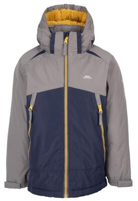 2058 Discover - Giacca antipioggia uomo Navy con sherpa