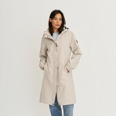 Travelin' Anne Donna - Giacca hardshell - Impermeabile - Sabbia