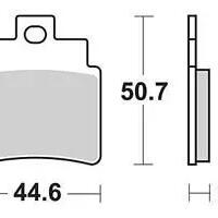 TRW MCB 732 Sintered Metal Brake Pads — Made in Netherlands.