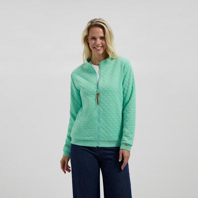 MGO Francis Donna - Gilet outdoor - Fodera in pile - Verde menta