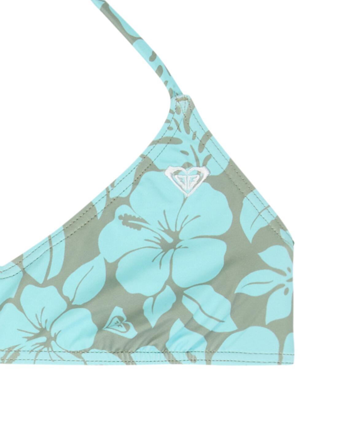 Ensemble bikini triangle deux pièces Vert Fille 3/3