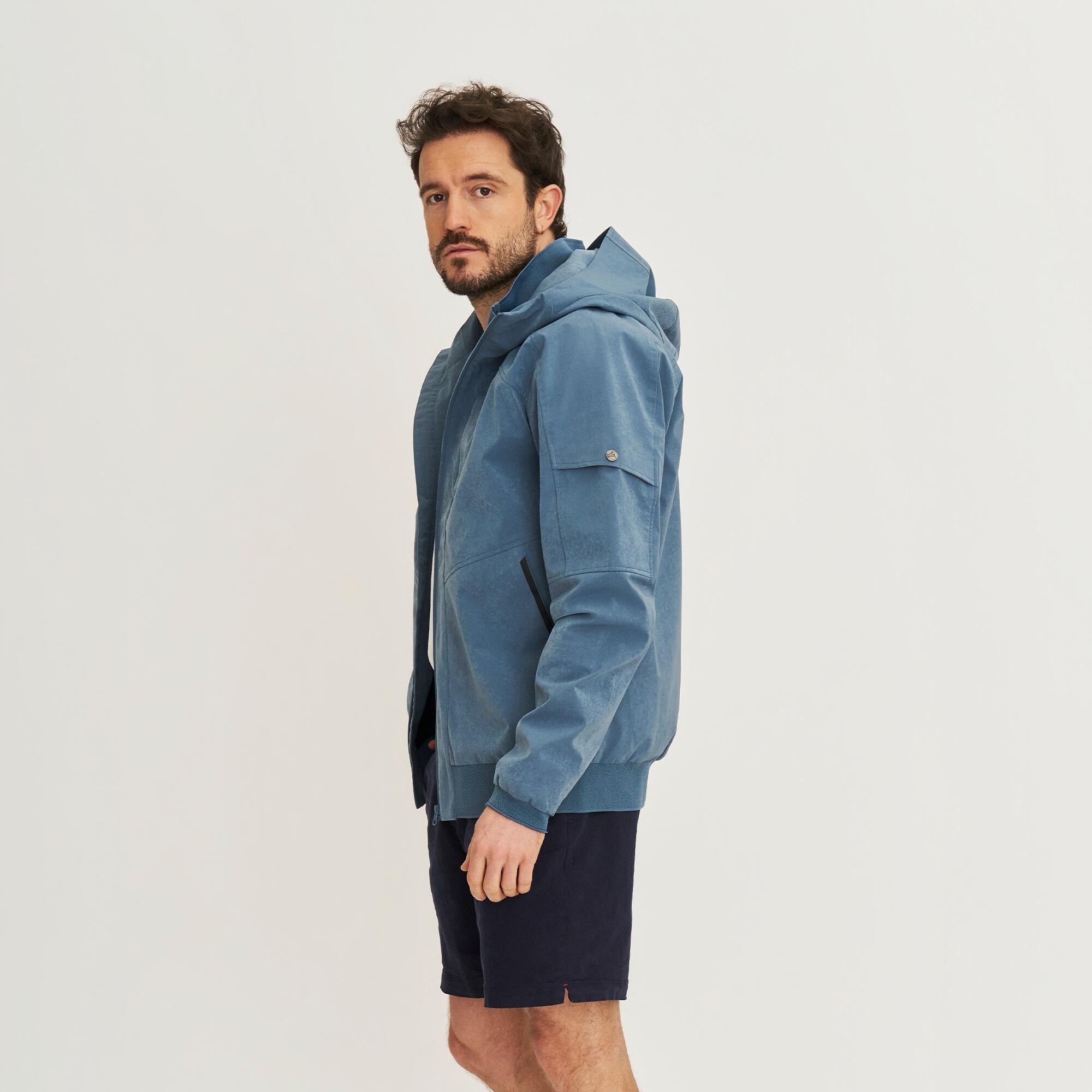 Helde Heren - Hardshell Jas - Waterdicht - Blauw 2/6