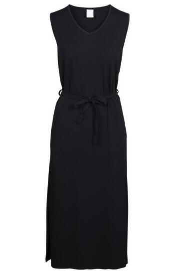 Trespass Loretta ärmelloses gestreiftes Kleid, schwarz