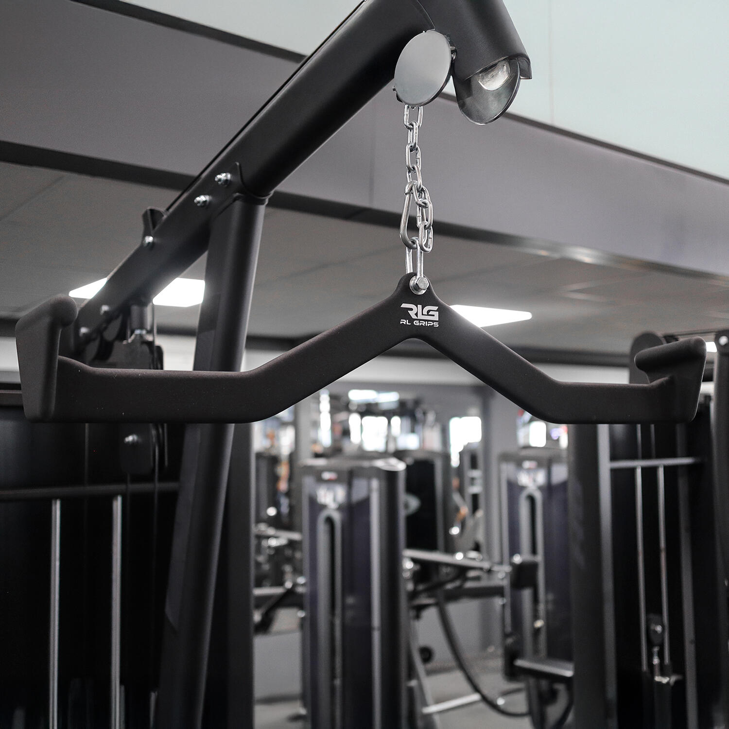 Agarre Muy Abierto Neutro para Poleas de Gimnasio RL Grips para Jalón y Remo 4/6