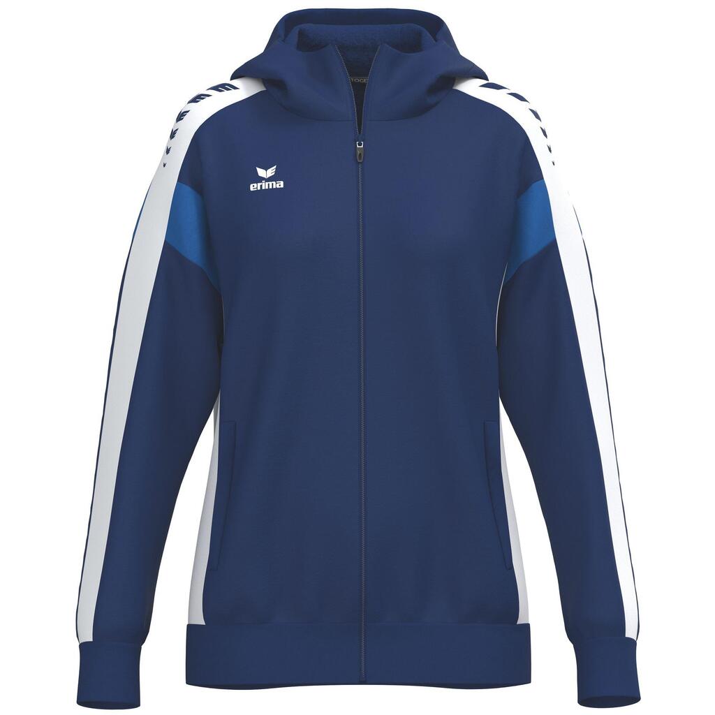 Erima Celebrate 125 Women's Training Jacket with Lined Hood, Multicolor