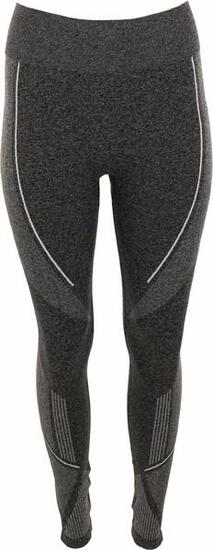 Damen-Kompressionsleggings Athl. dpt Elisabeth hohe Taille Grau