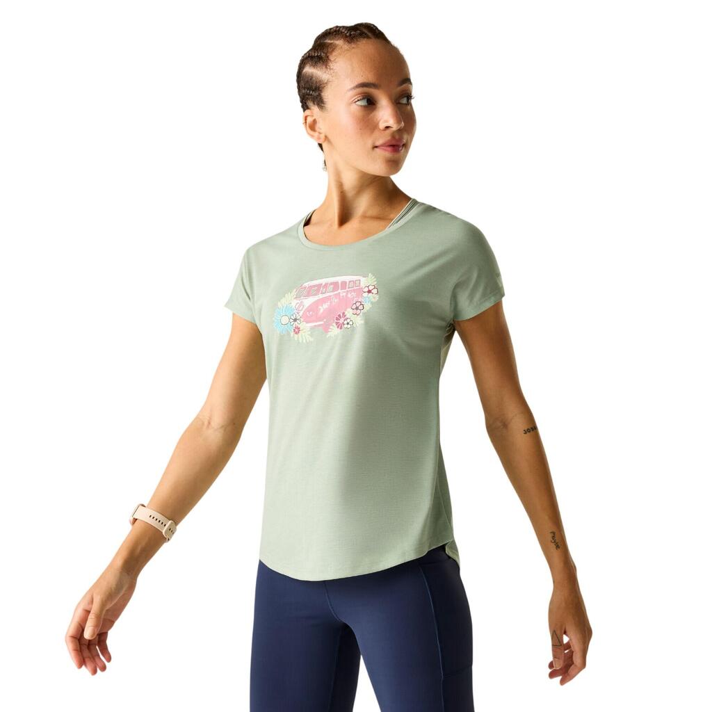 Womens/Ladies Serenity Caravan TShirt (Glacier Green)