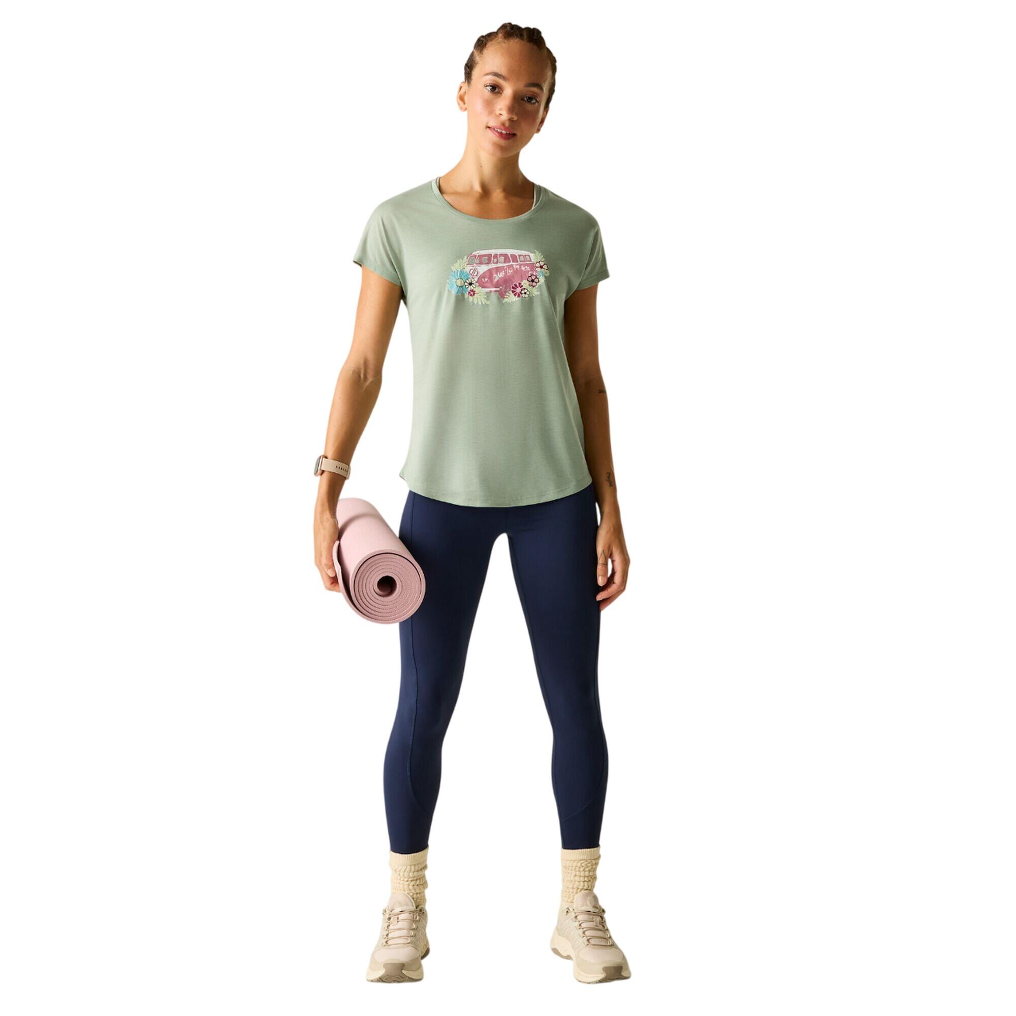 Maglietta Roulotte Donna Dare 2B Serenity Verde Ghiacciaio 4/5