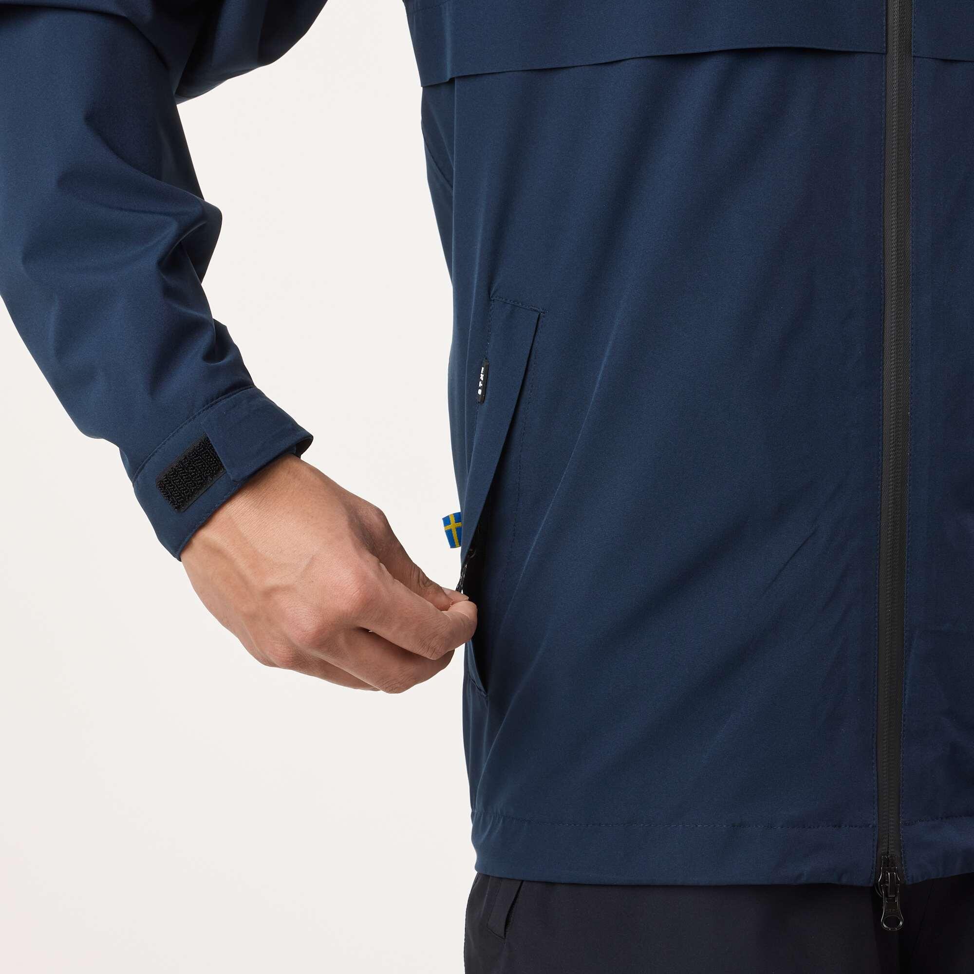 Giacca antipioggia da escursionismo da uomo traspirante Tjörn Rain Jacket 7/7