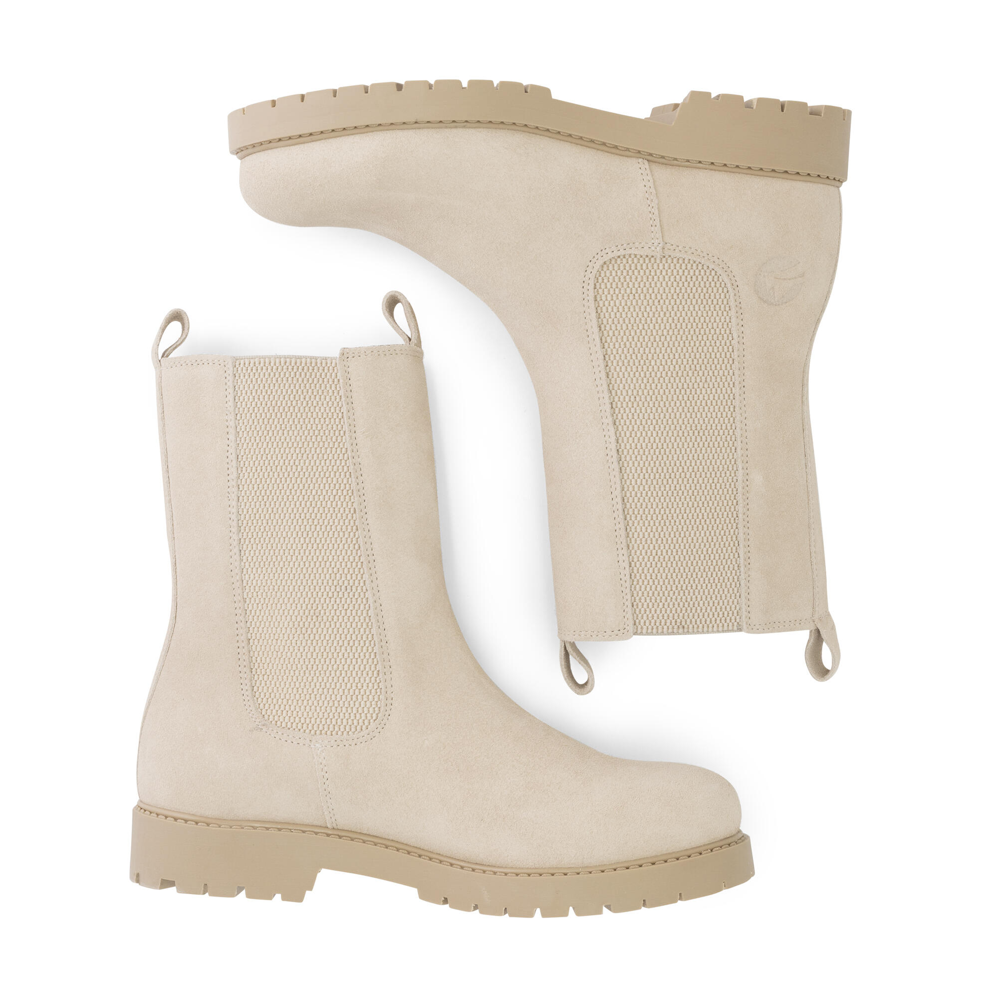 Glomma Mujer - Botas Chelsea - Ante - Arena 4/7