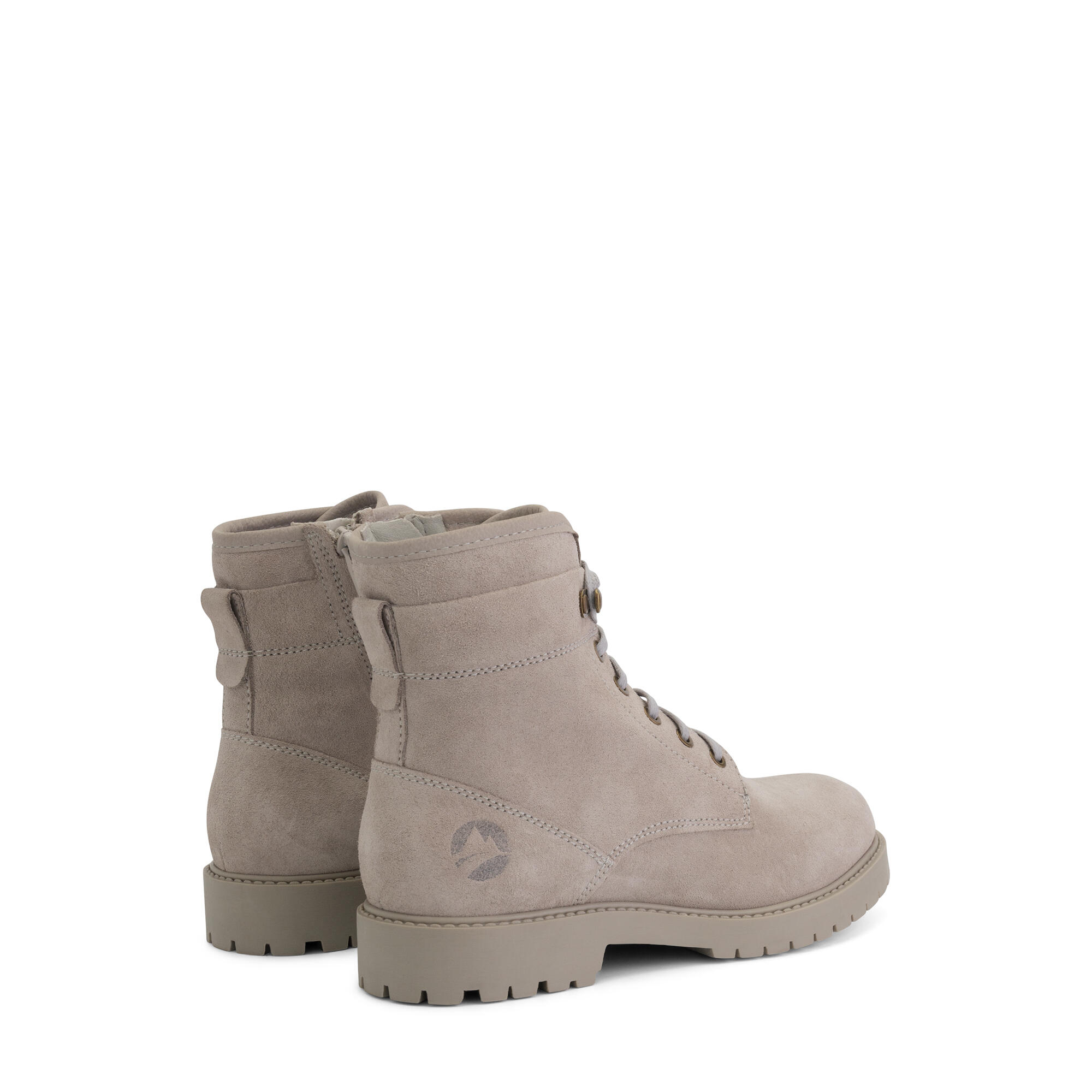 Blegna Donna - Stivali con lacci - Camoscio - Grigio 2/7