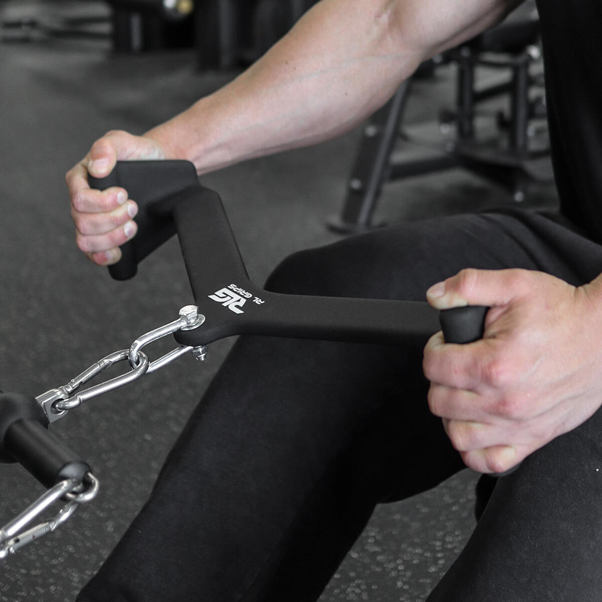 Agarre Semi Abierto Neutro para Poleas de Gimnasio RL Grips para Jalón y Remo 4/6