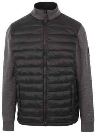 Dlx Warner Herren Steppjacke, Schwarz