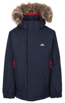 Trespass Wyald - Veste de pluie unisexe pour enfants, bleu marine