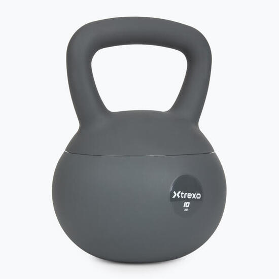 Kettlebell miękki XTREXO 10 kg szary