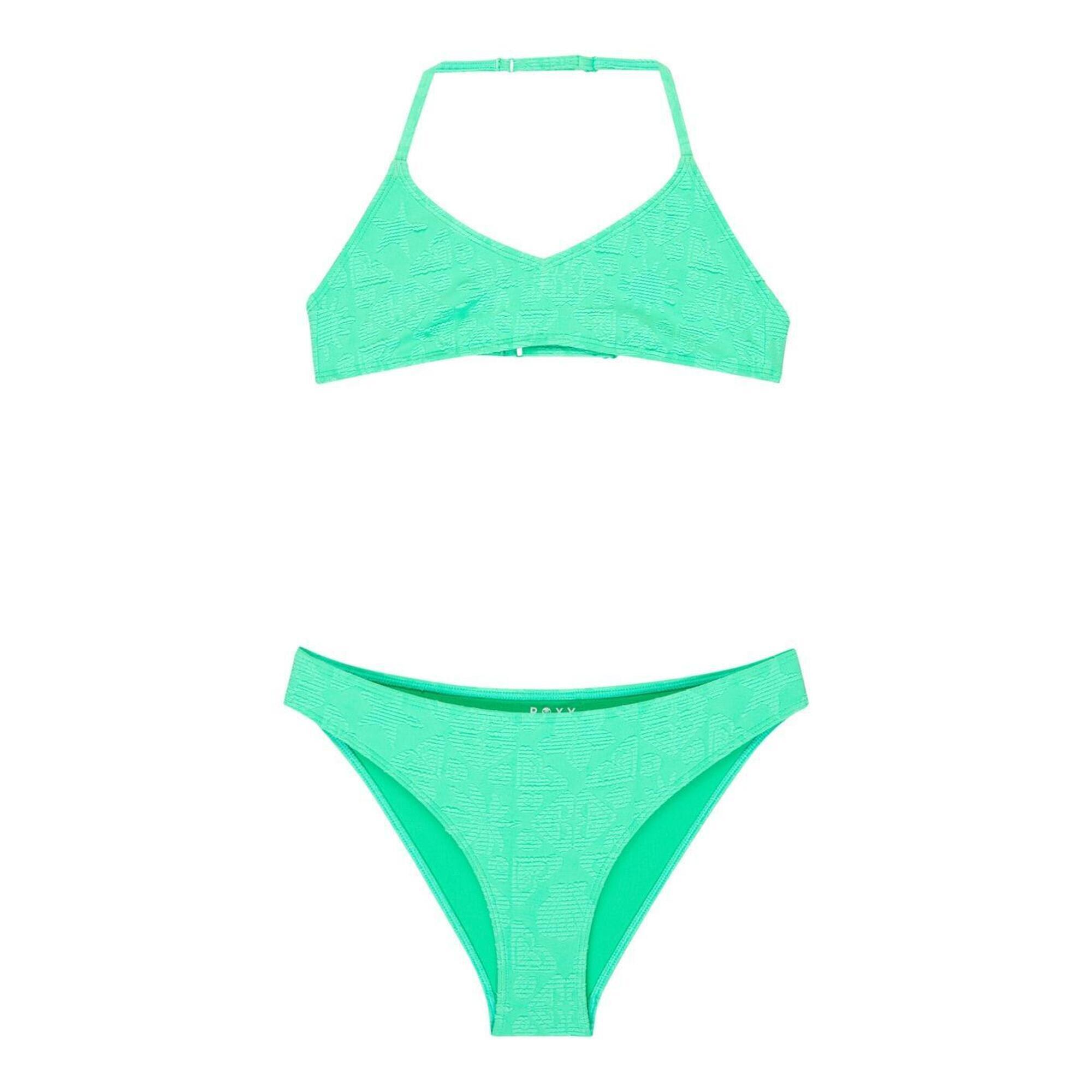 Zestaw trójkątny bikini dla Dziewczynki HIPPIE HOUR Zielony