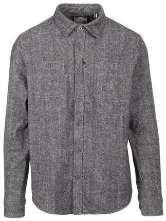 Trespass Potsgrove - Pull zippé homme gris chevrons