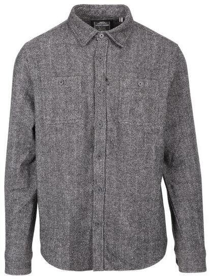 Trespass Potsgrove - Pull zippé homme gris chevrons