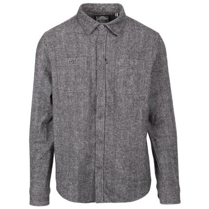 Trespass Potsgrove - Koszula męska na co dzień w szarą jodełkę