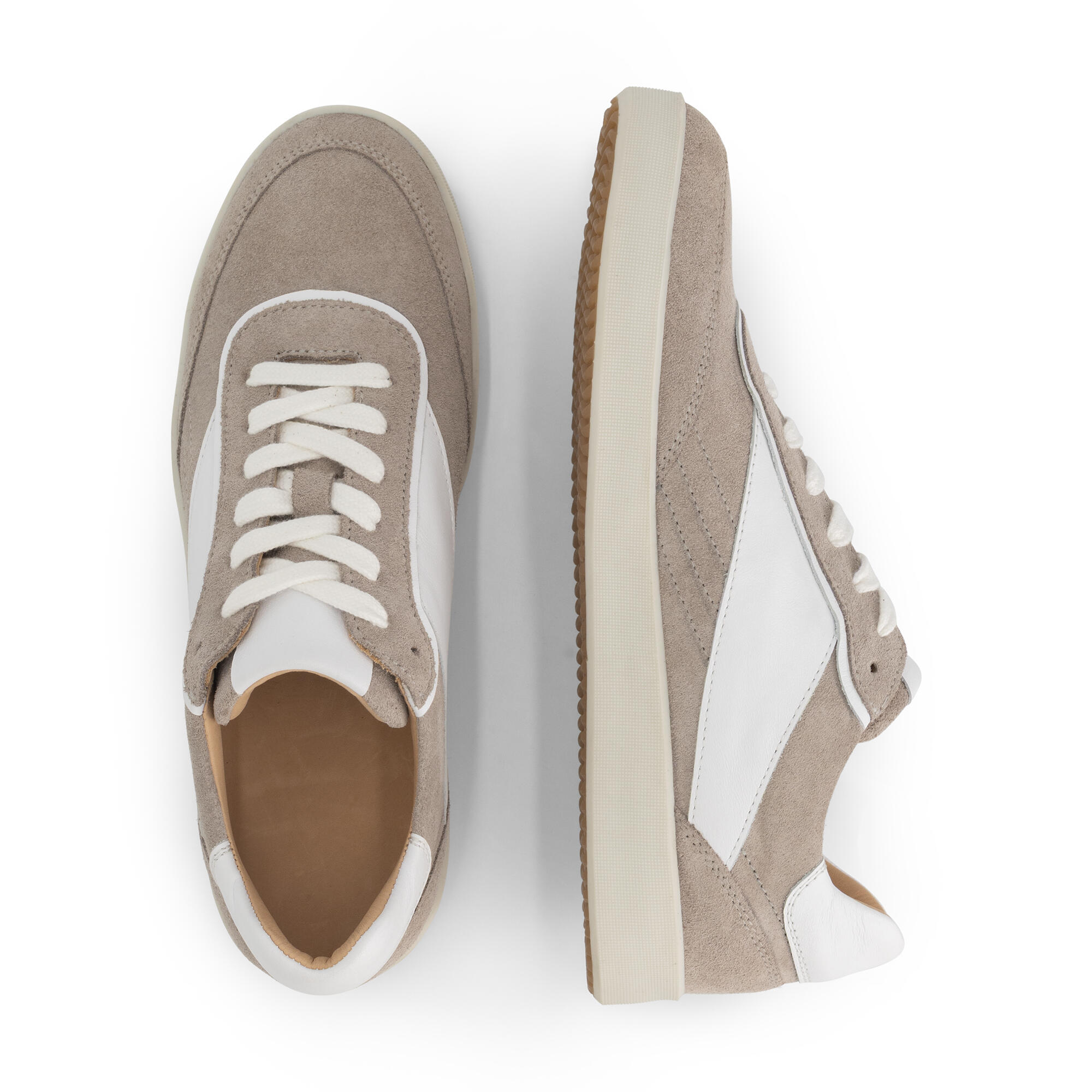 Falnes Mujer - Zapatillas - Cuero - Gris 4/6
