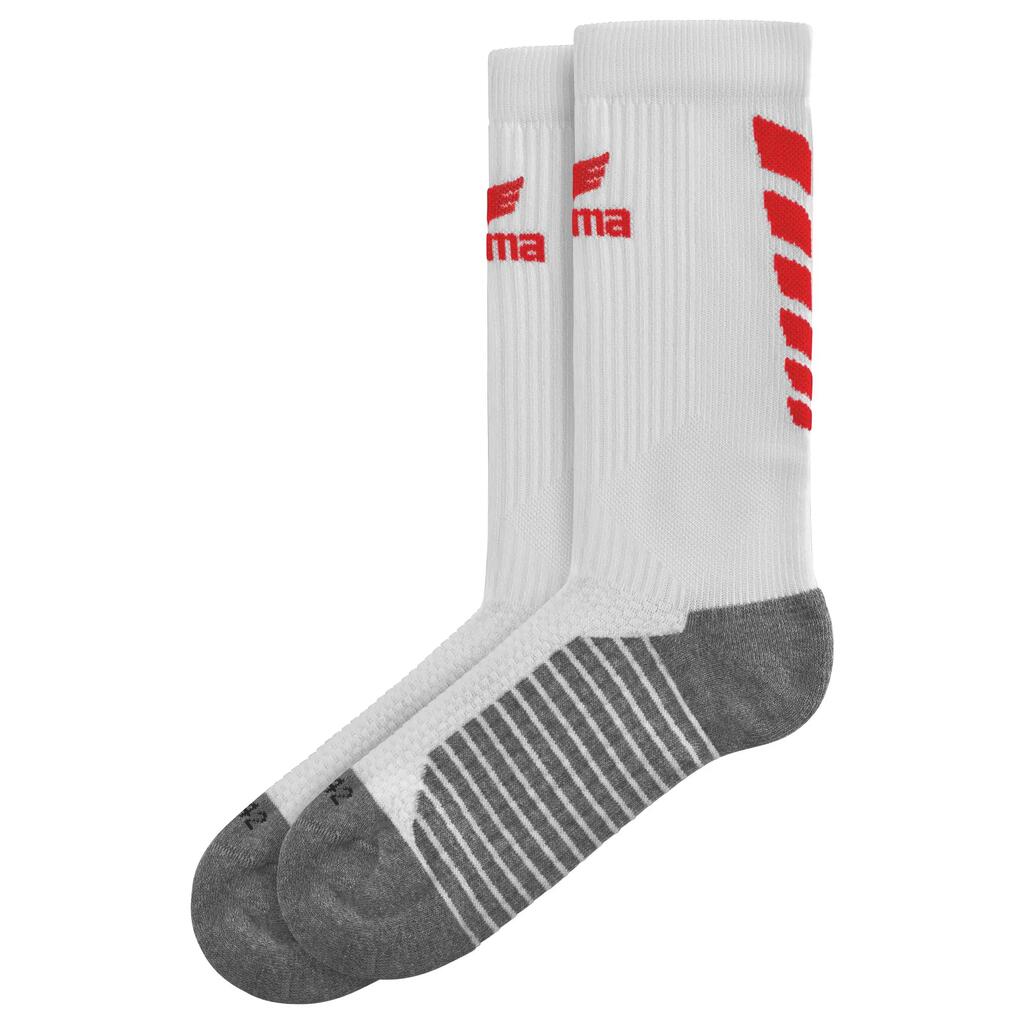 Erima Six Wings Sokken Wit/rood 39-42