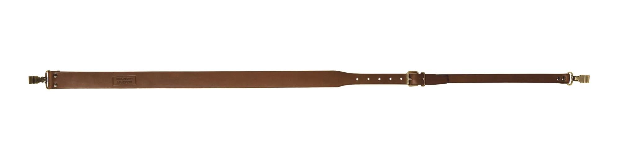 Bretelle Country Pour Fusil En Cuir Avec Mousquetons 1/1