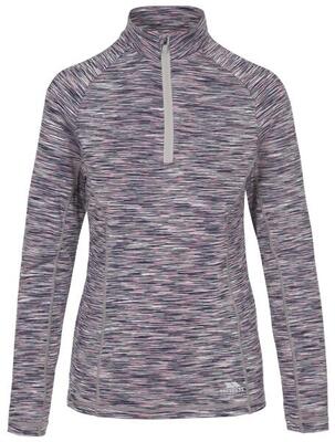 2058 Edith Active - Top donna manica lunga 1/2 zip marl