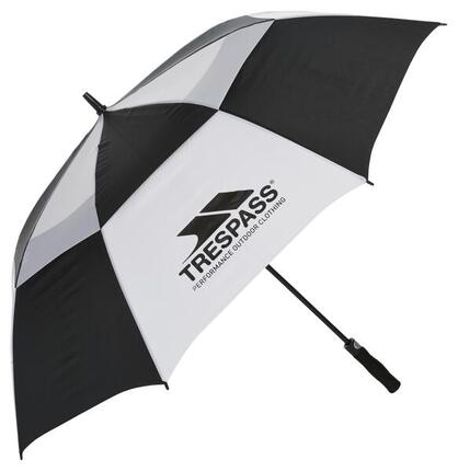 Trespass Catterick Parapluie 30 inch coupe-vent noir/blanc