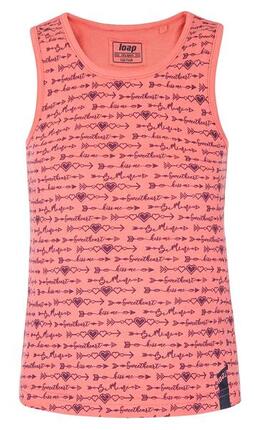 Loap Besola Mädchen-Tanktop, 100% Baumwolle, Rosa