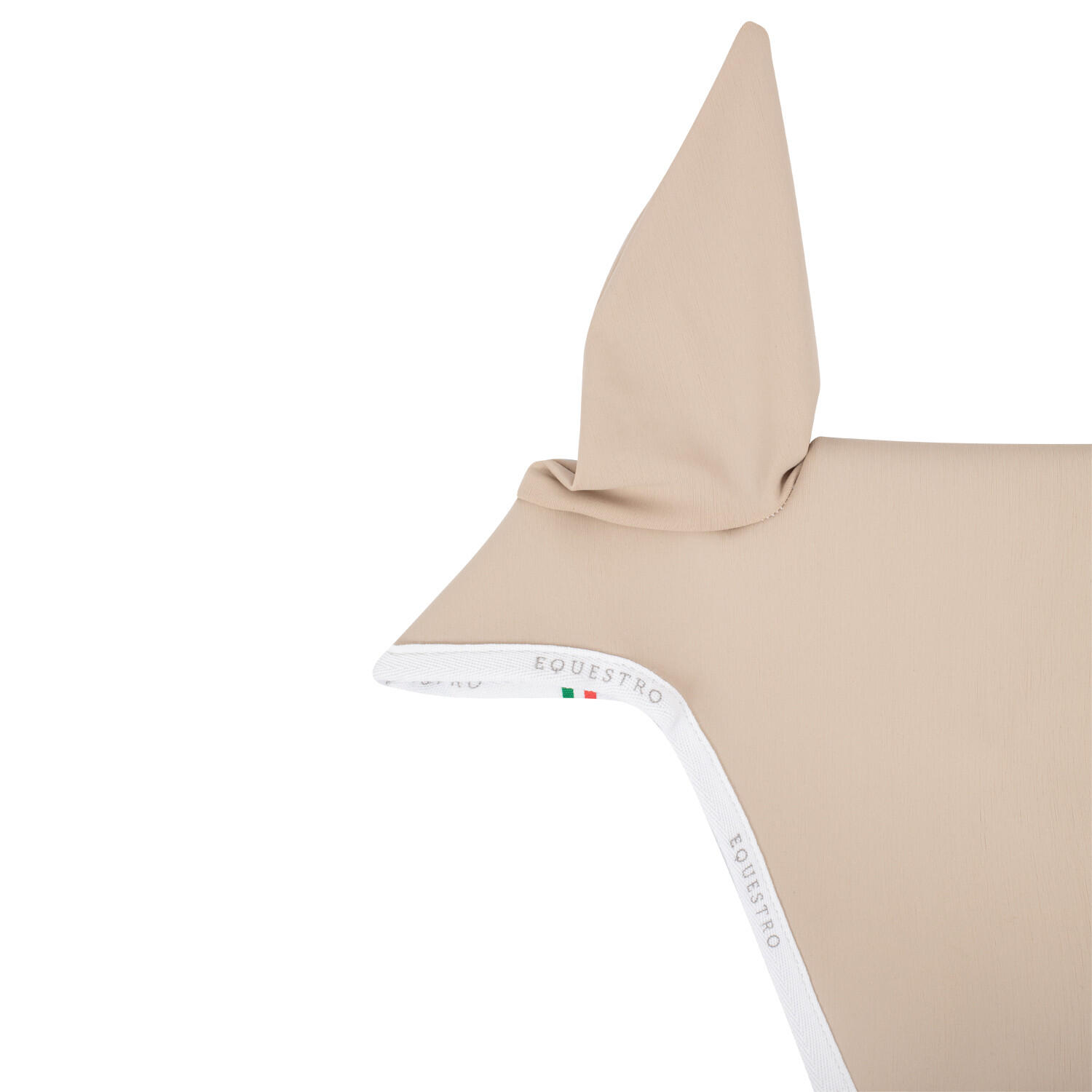 Technisches spandex pferdeohrenhaube mit bändern am nasenriemen 3/4