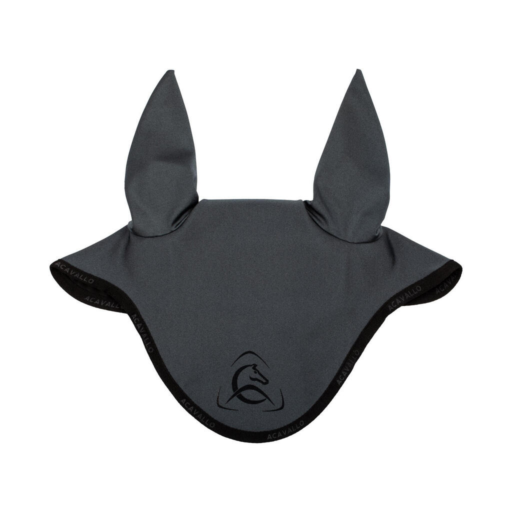 Elastane swim cap with silicone logo