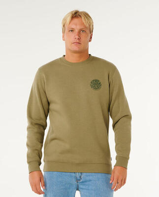 Rip curl wetsuit icon crew - surplus green