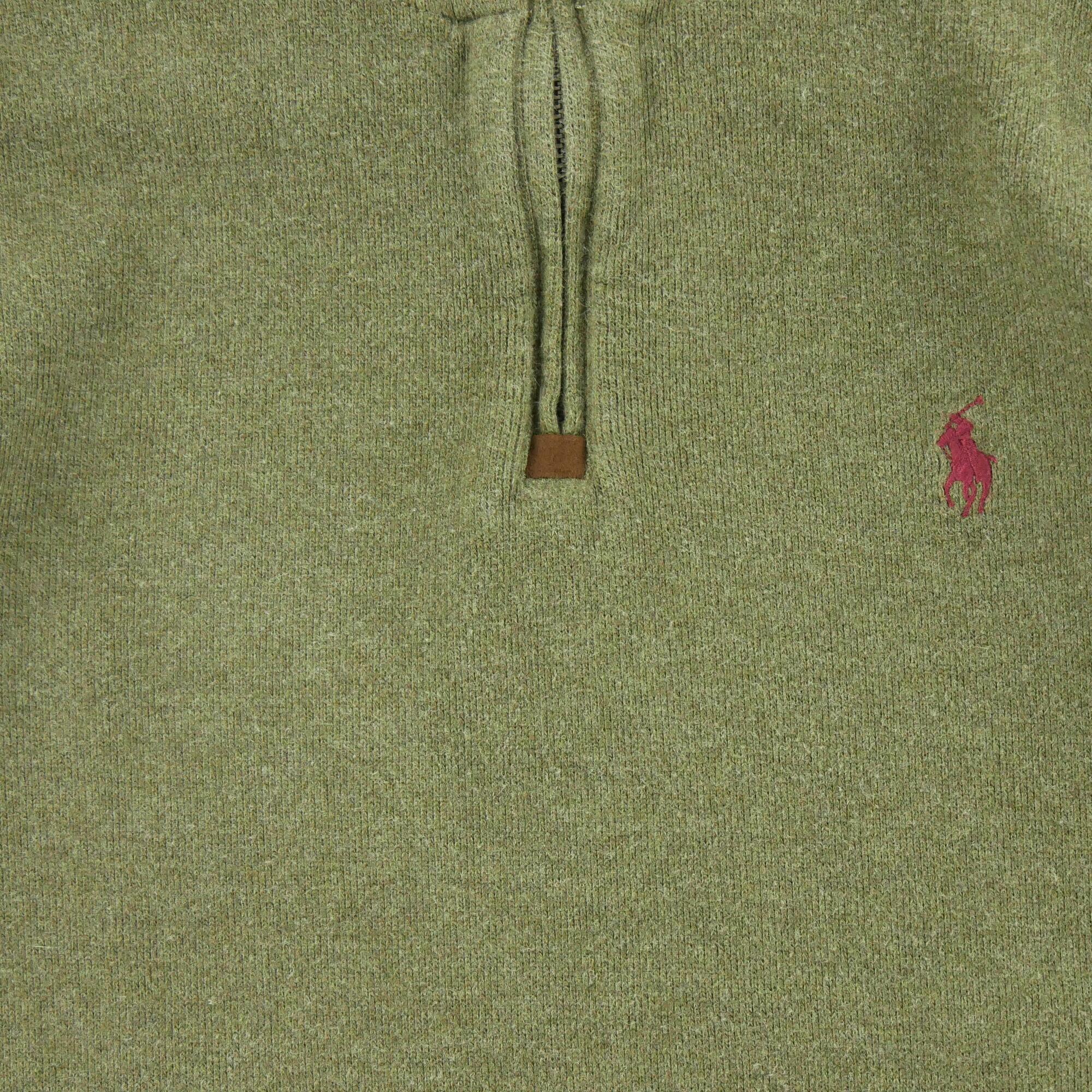Seconda Mano - Maglione con zip a quarto collo da camionista - Stato eccellente 4/6