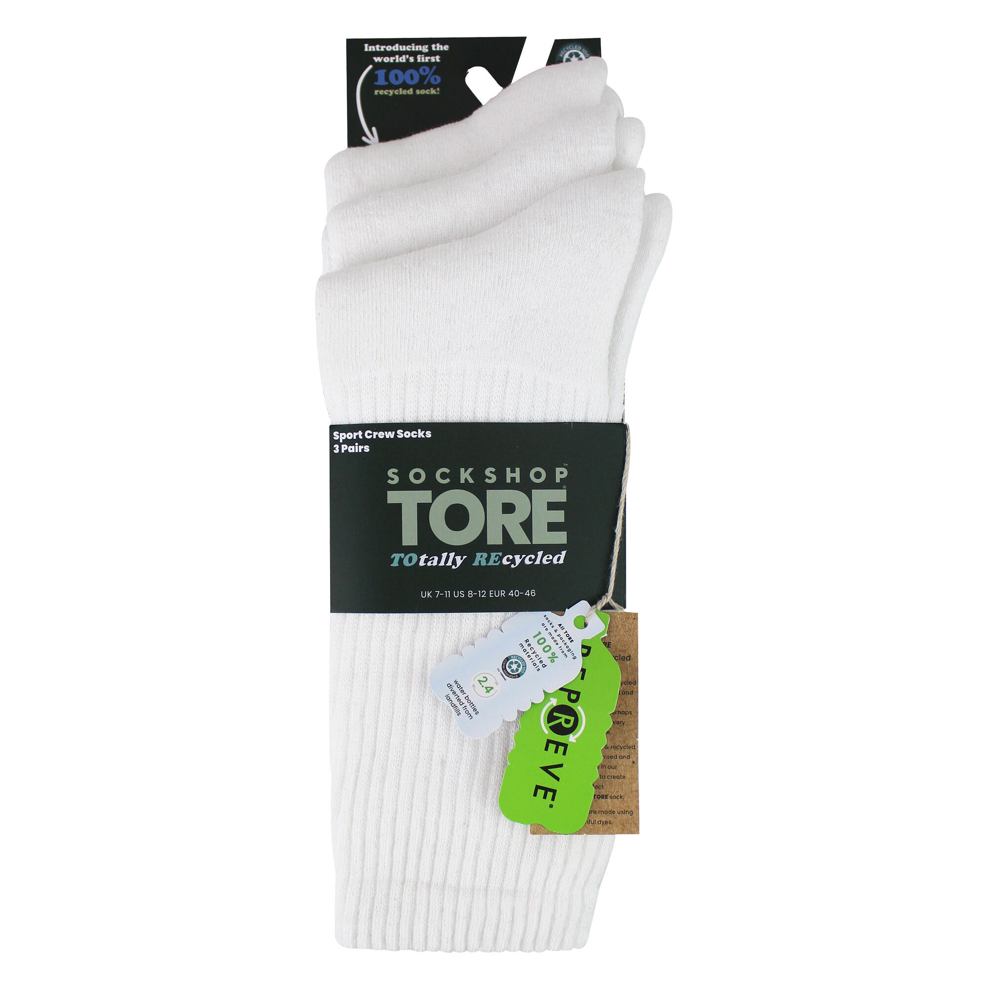 SOCKSHOP TORE - Lot de 3 paires de chaussettes de sport coton homme 2/5