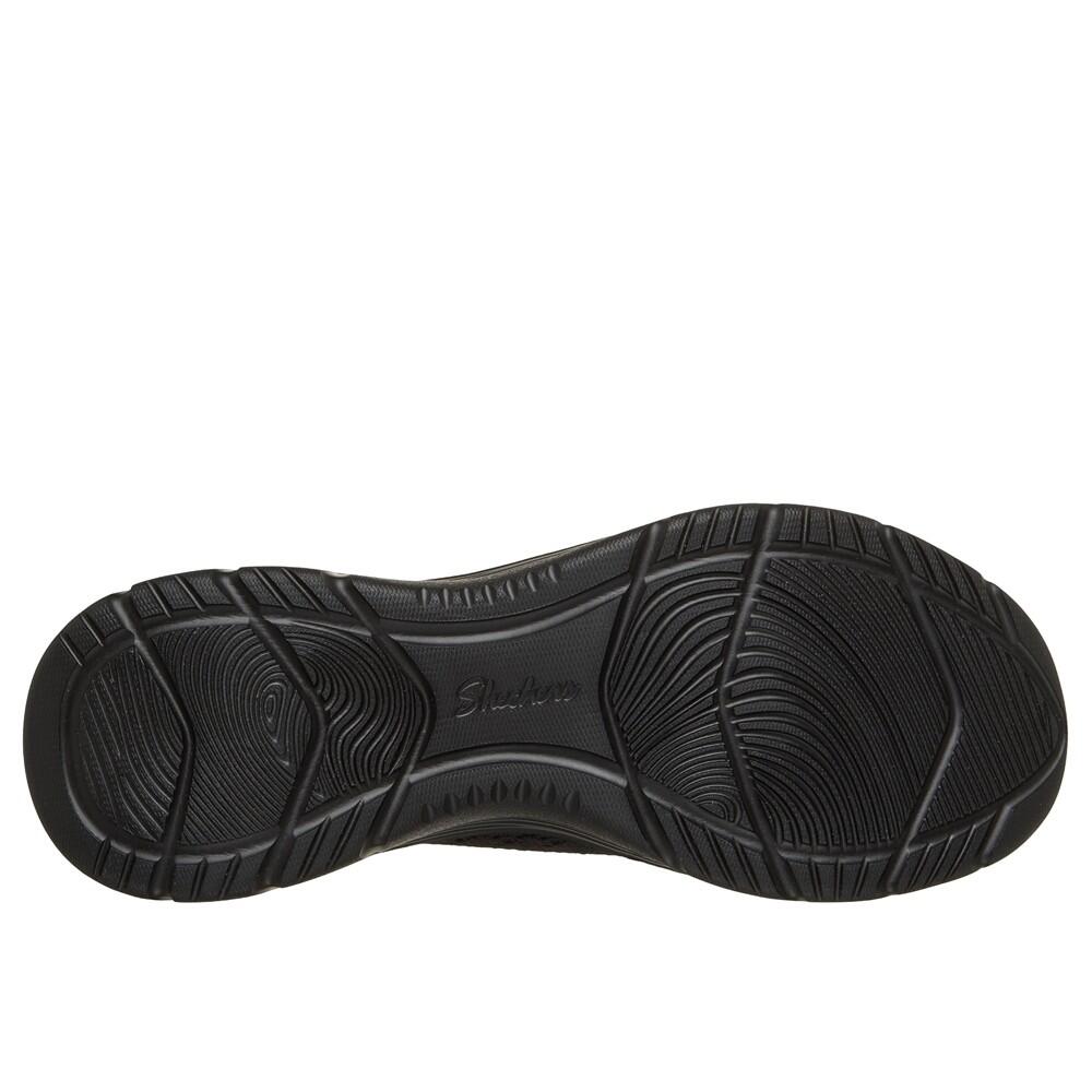 Y Fresca Bailarina FEMME Skechers Bedford tissu NOIR 4/7