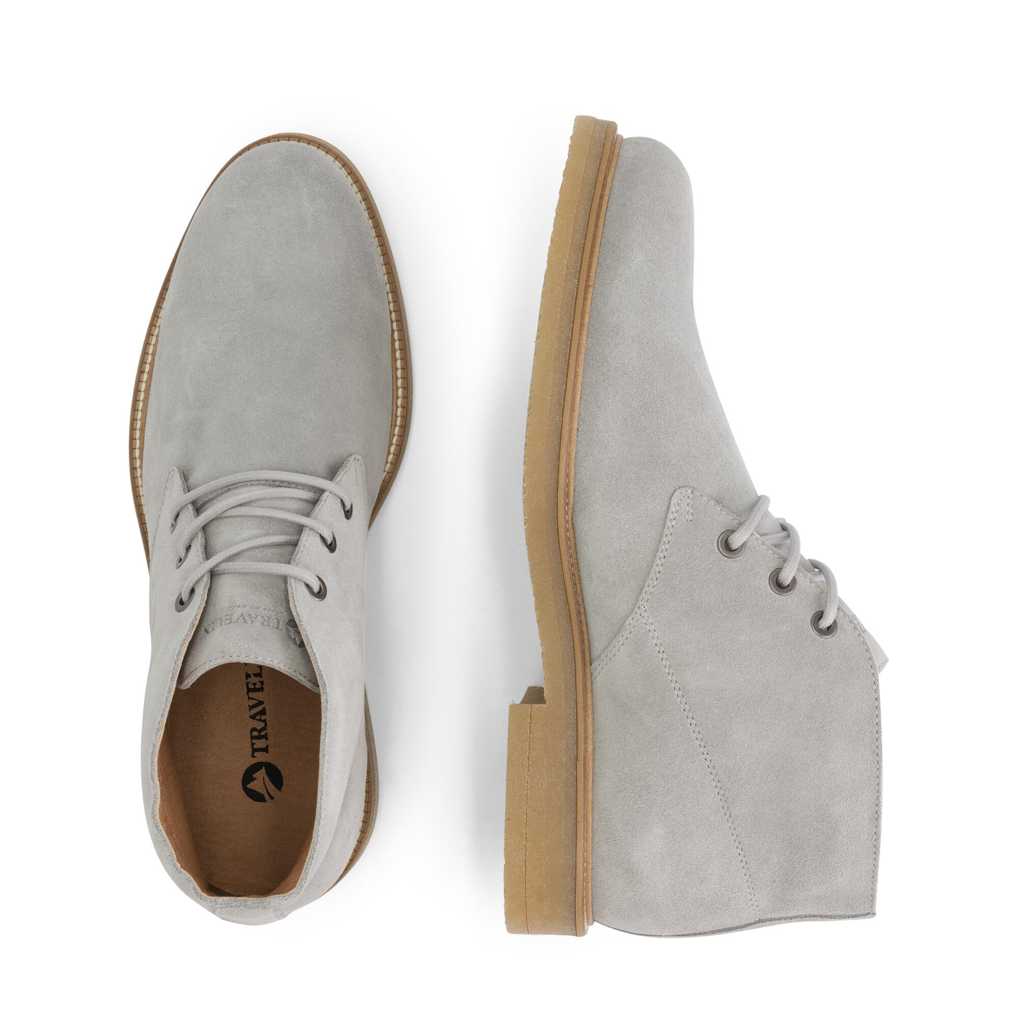 Redhill Hombre - Zapatos con cordones medios - Ante - Gris 4/7