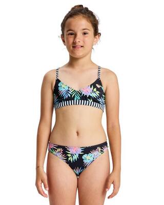 Zweiteiliges triangel-bikini-set roxy active set rosa meisjes 6-16