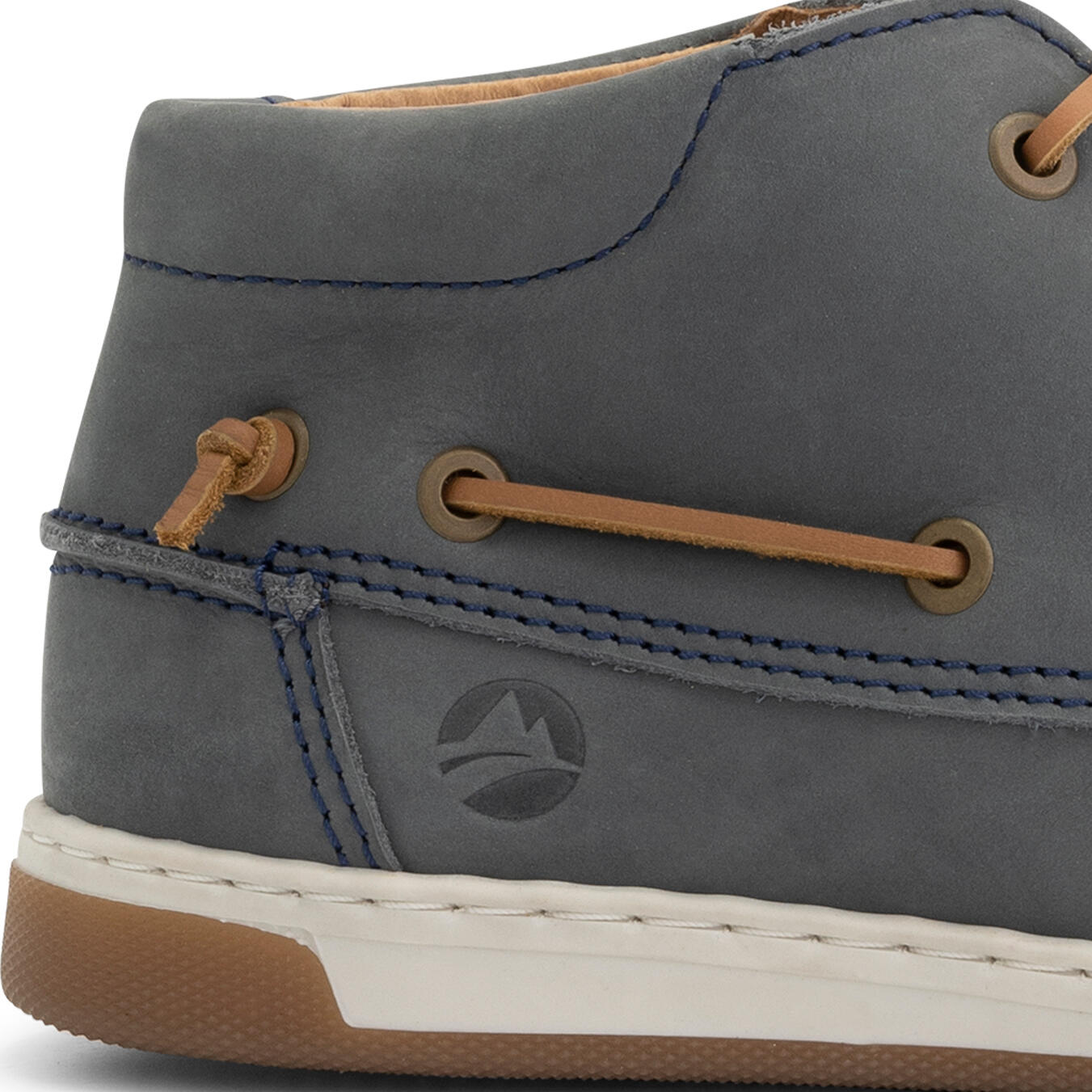 Maenporth Mujer - Zapatos con cordones medios - Cuero - Azul 5/7