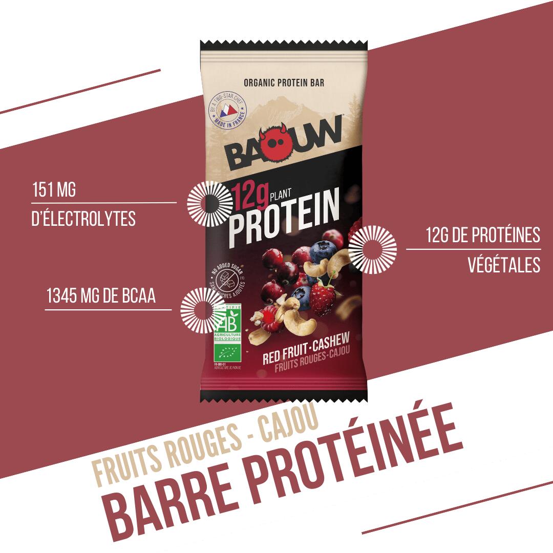 Protein Bar Red Fruits & Cashew 50 g 2/7