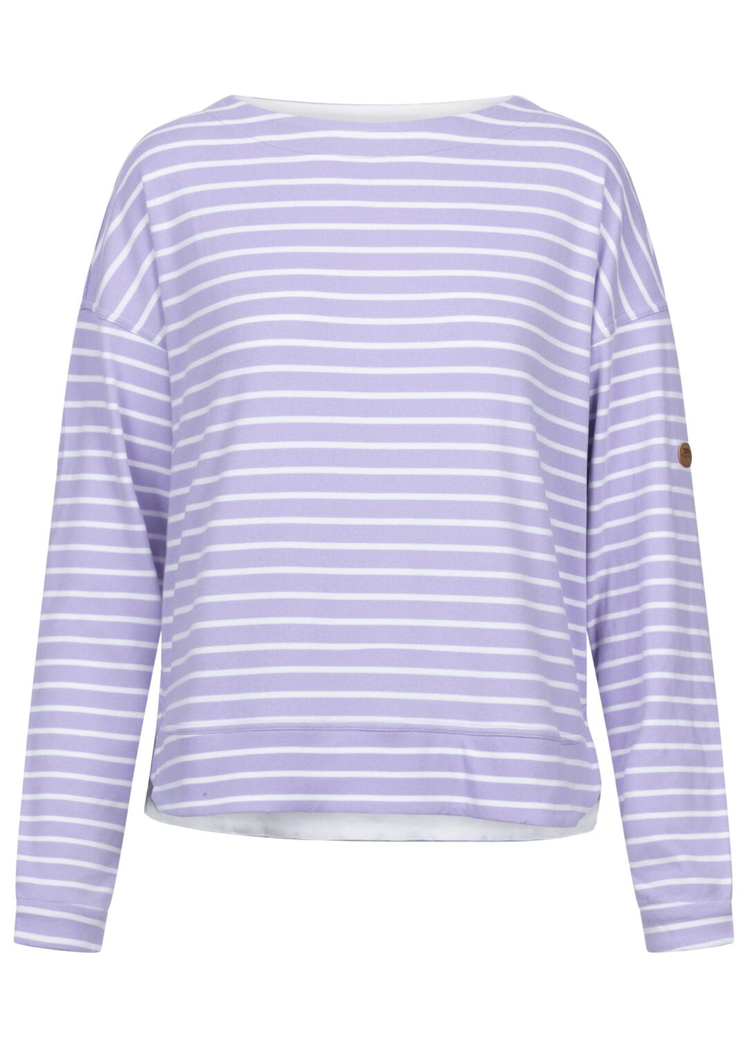 Top femme rayé en marl, toucher doux 1/1