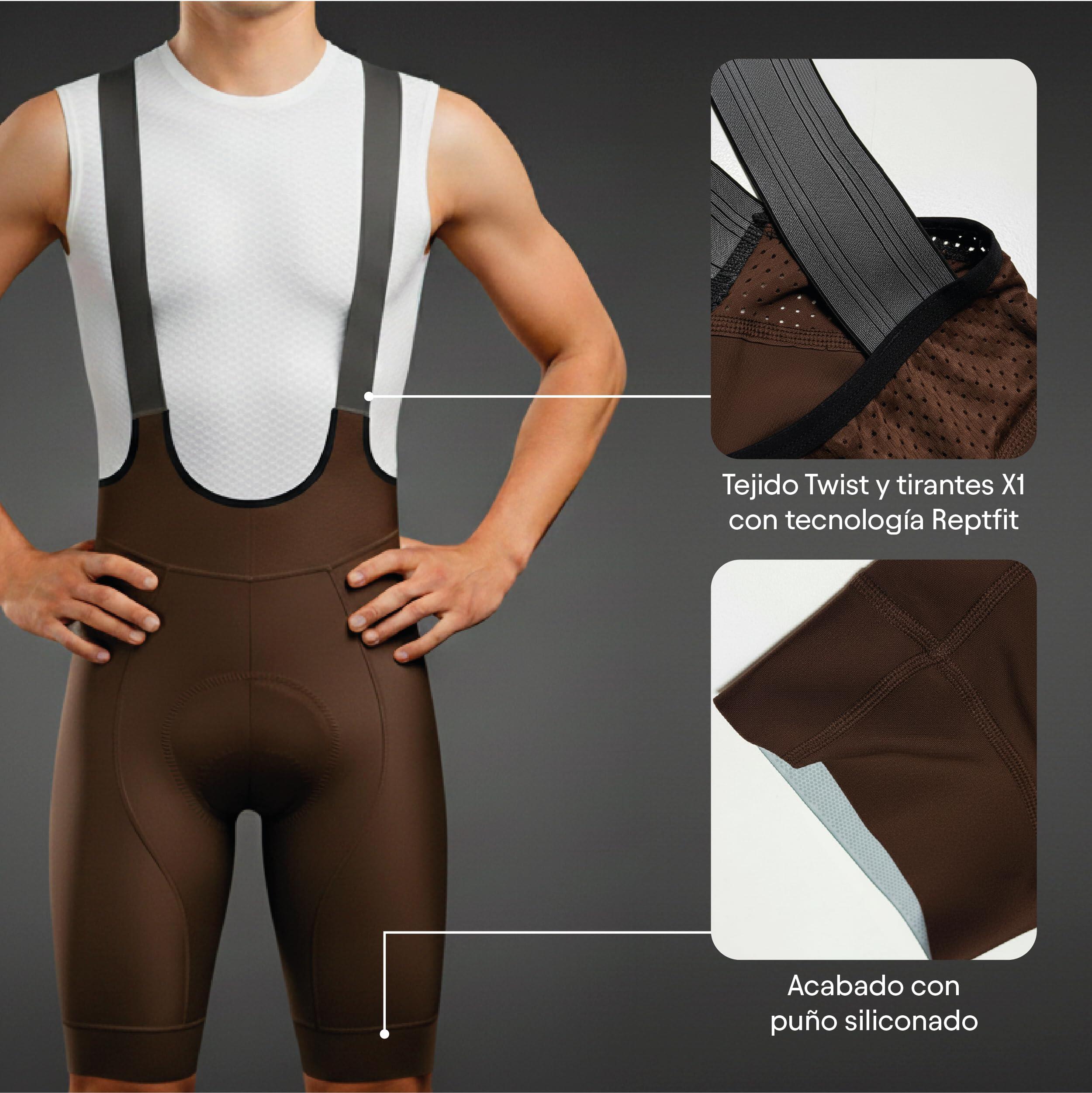 Culotte Corto para Hombre con Tirantes X3.0 Tofness Terra Confort 3/7