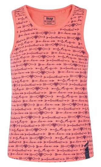 Loap Besola Mädchen-Tanktop, 100% Baumwolle, Rosa