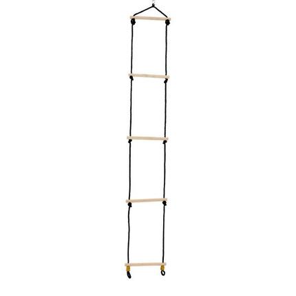 Échelle corde 5 barreaux pour portique bois H190-250cm