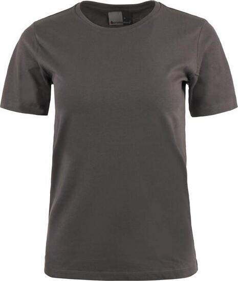 Promodoro Damen T-Shirt Premium-T 100% Baumwolle Kurzarm Grau