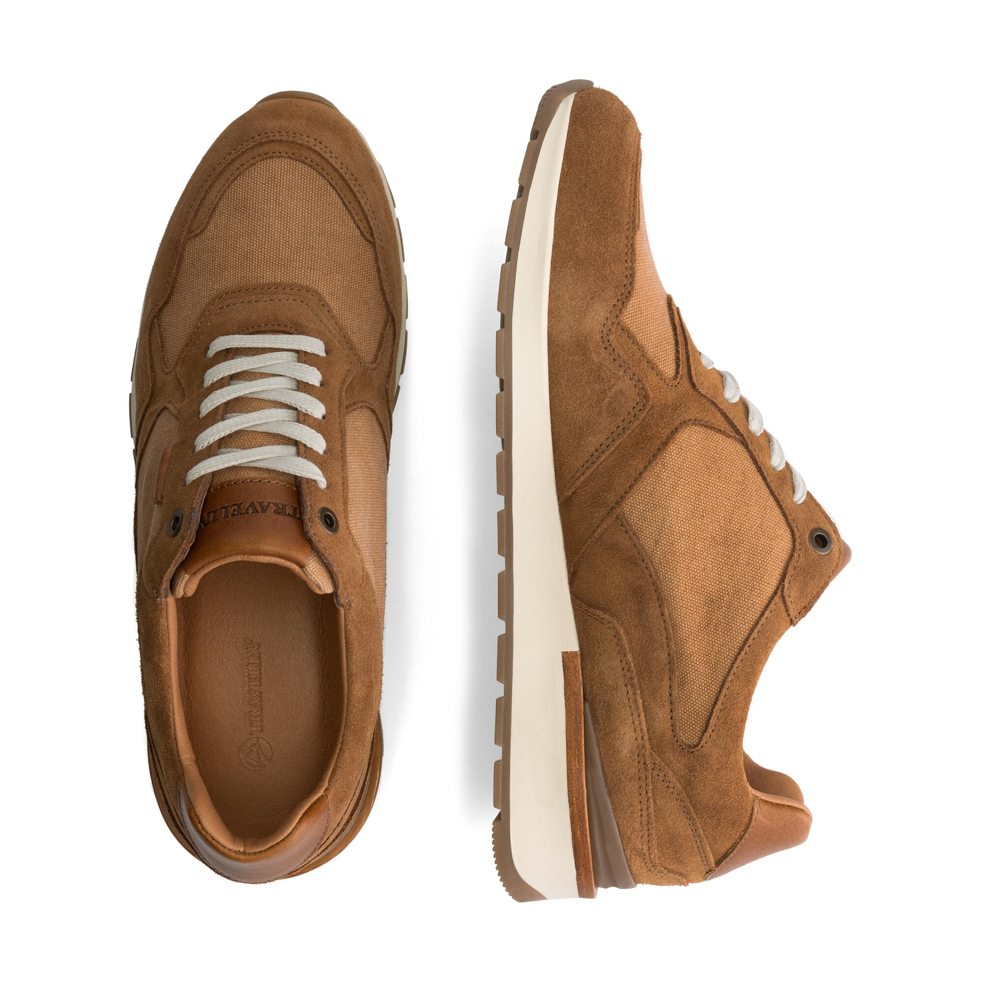 Newberry Hombre - Zapatillas - Lona y ante - Cognac 4/7