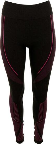 Athl. dpt Elisabeth Damen-Kompressionsleggings hohe Taille Schwarz