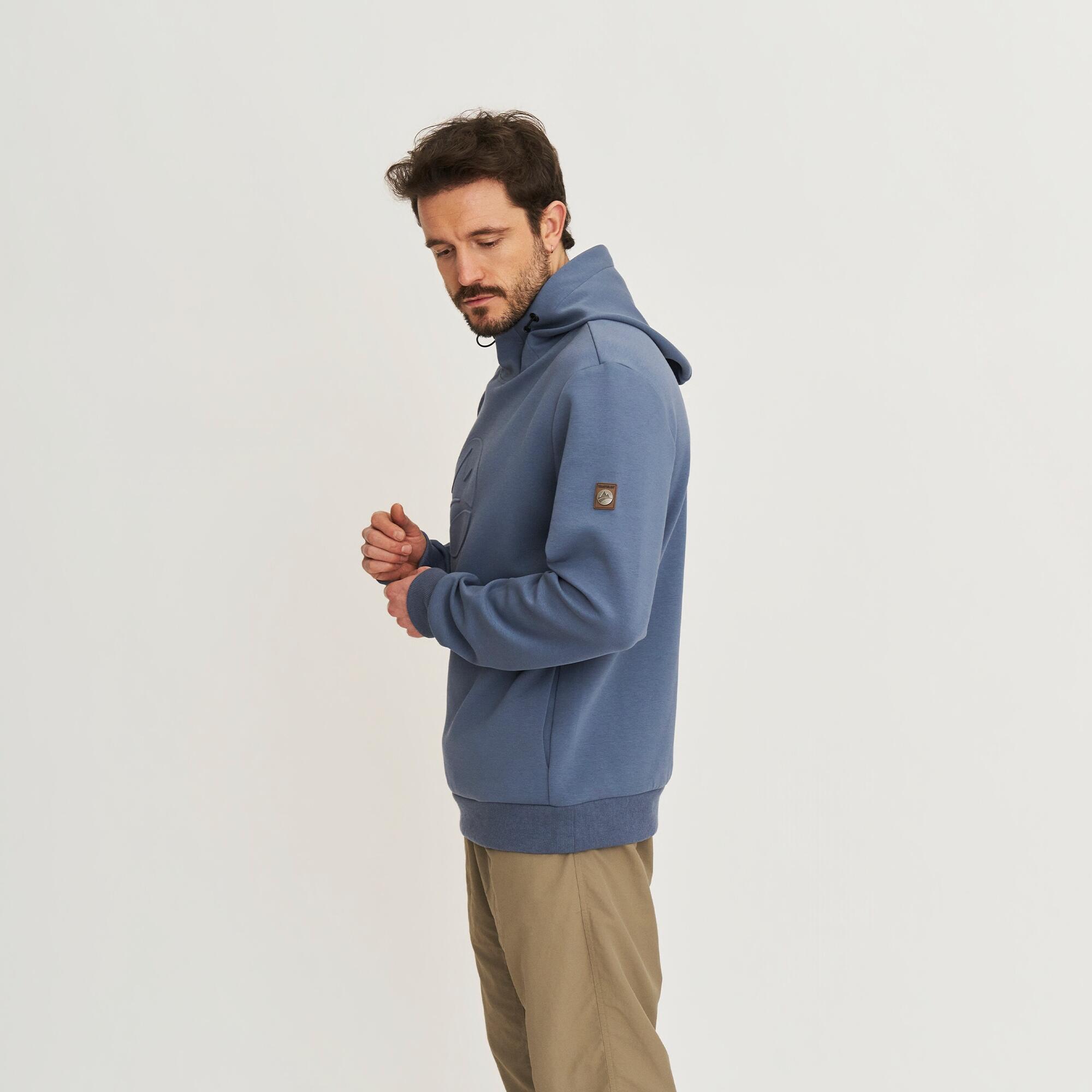 Morten Uomo - Maglione outdoor - Felpa con cappuccio - Blu 2/6