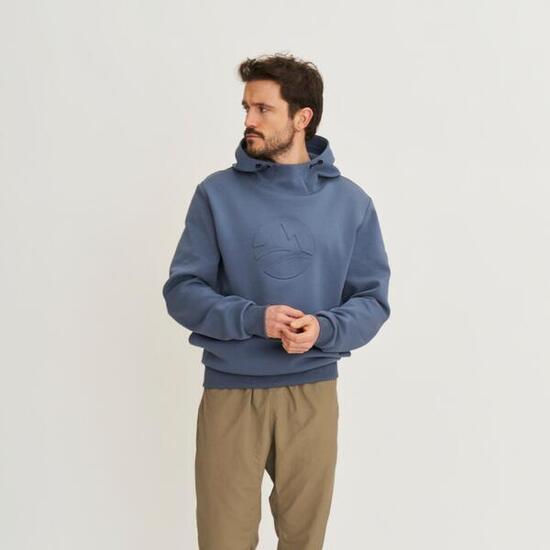 Morten Homme - Pull outdoor - Sweat à capuche - Bleu
