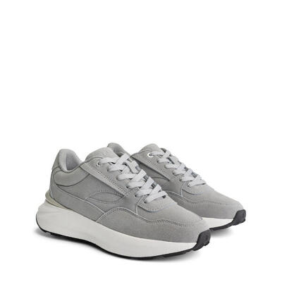 Ripley dames - sneakers - suede - grijs